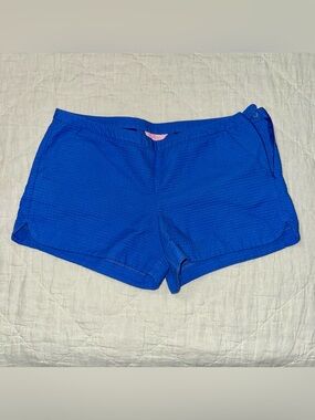 Lilly Pulitzer 12 Royal Blue Side Zip  Shorts